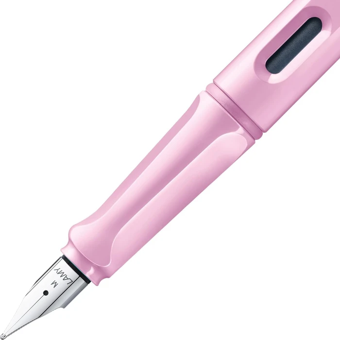 Lamy safari light rose, rechte Hand, mittel