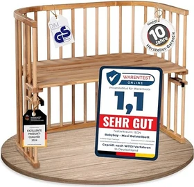 Babybay Maxi Beistellbett geölt mit maserung
