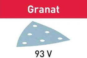 Festool Granat STF V93/6 P320 GR/100 Schleifblatt K320, 93mm, 100 Stück