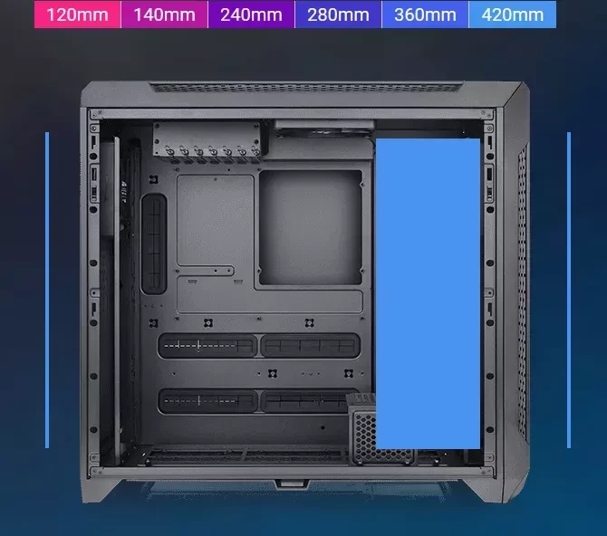 Thermaltake CTE C750 Air Snow, weiß, Glasfenster