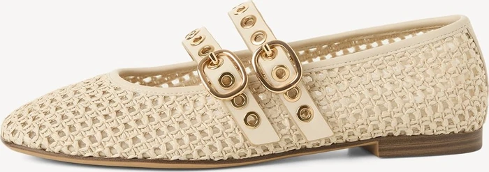 Tamaris Spangenballerinas ivory (Damen)