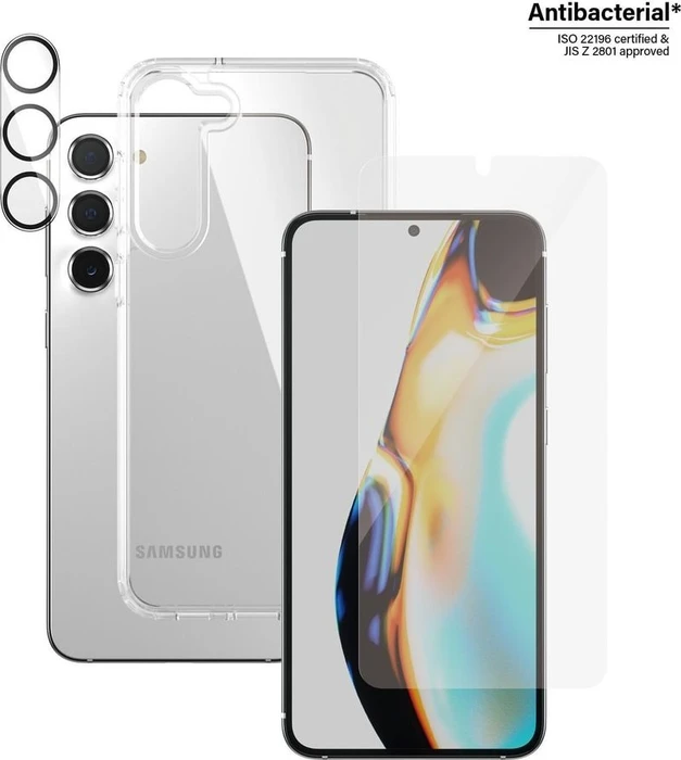 PanzerGlass Hard Case + Screen Protector Kit für Samsung Galaxy S23+ transparent