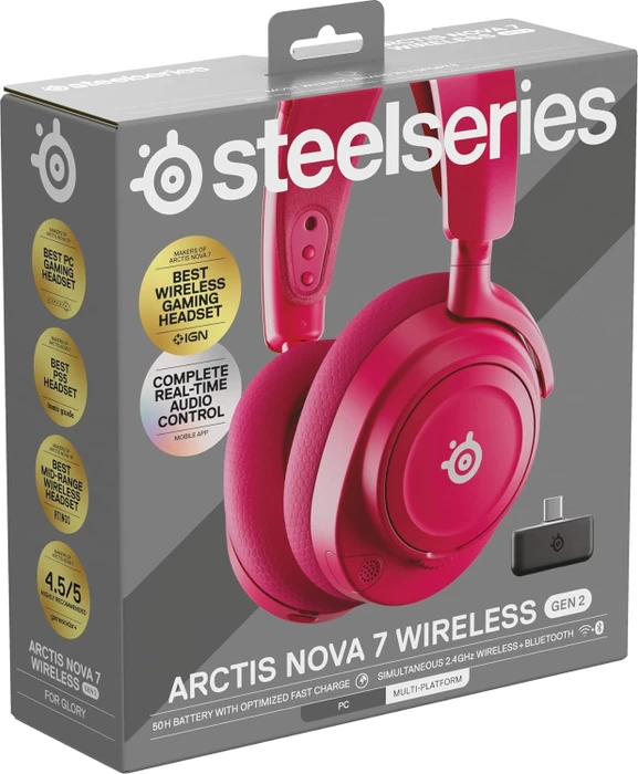 SteelSeries Arctis Nova 7 Wireless Gen 2 magenta