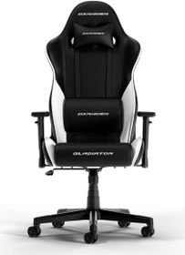 DXRacer Gladiator L Series Gamingstuhl, schwarz/weiß