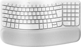 Logitech Wave Keys for Mac, Grauweiß, Logi Bolt, USB/Bluetooth, UK