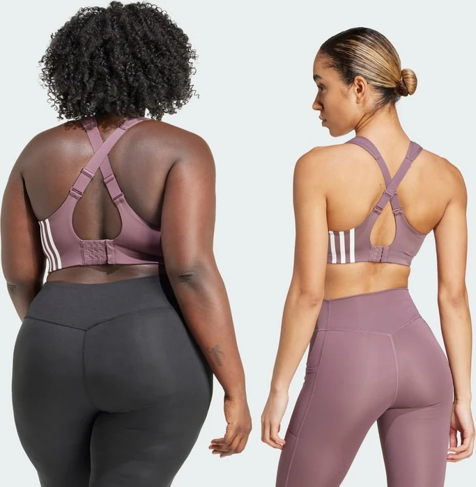 adidas TLRD Impact Training High Support Sport-BH shadow fig (Damen)