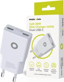 Mobile Origin GaN 30W Slim Charger MO18 weiß