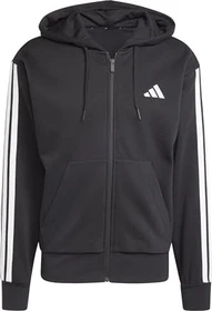 adidas Essentials Fleece 3-Streifen Hoodie schwarz (Herren)