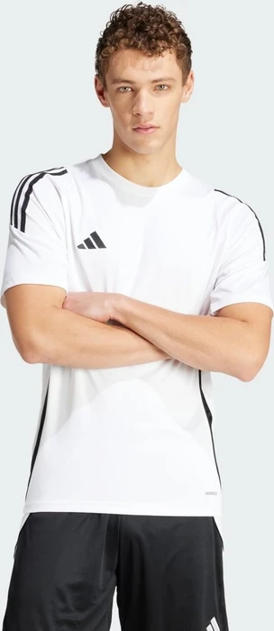 adidas Tiro 24 Trikot kurzarm weiß/schwarz (Herren)