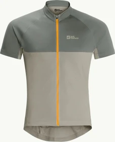 Jack Wolfskin Morobbia FZ Trikot kurzarm misty green (Herren)