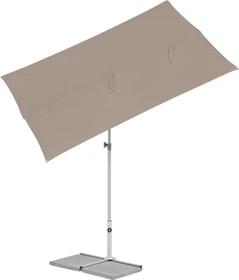 Suncomfort by Glatz Flex Roof Sonnenschirm 195x140cm light taupe 053