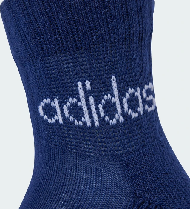 adidas Linear Ankle Socken dark blue/royal blue/glow blue/medium grey heather, 5 Paare (Junior)