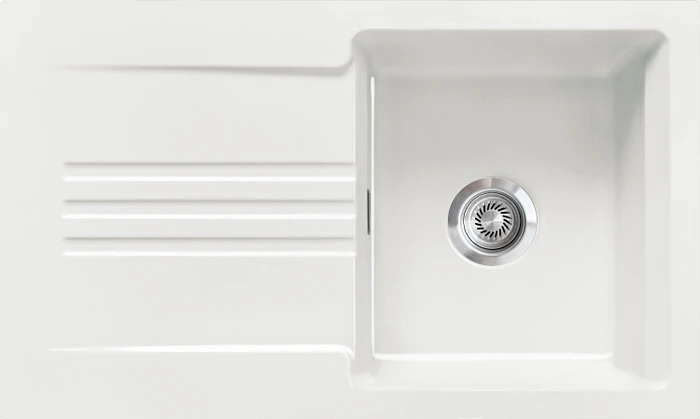 systemceram Kara 85 Einbau Becken reversibel grönland