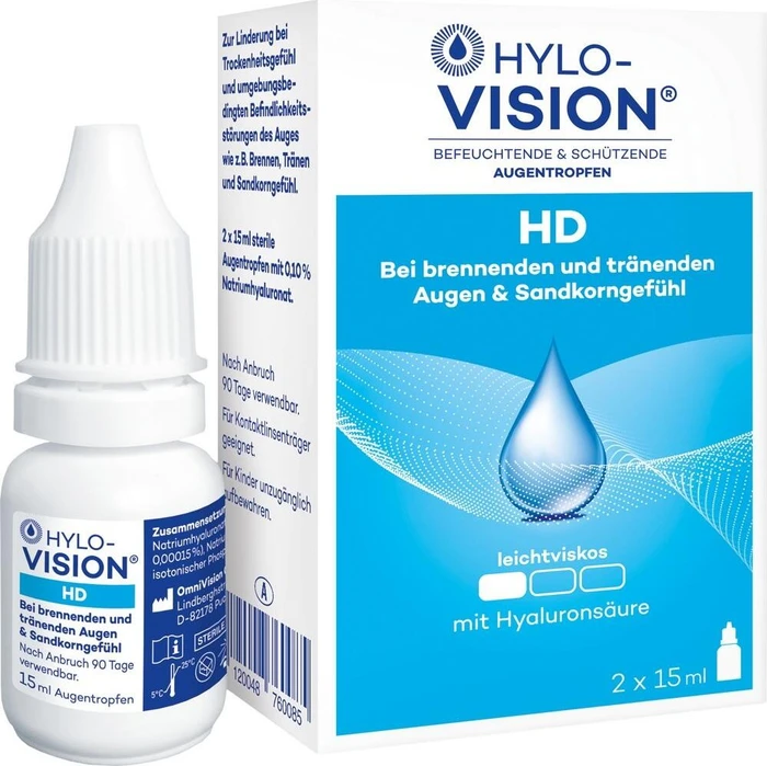 Hylo-Vision HD Augentropfen, 30ml (2x 15ml)