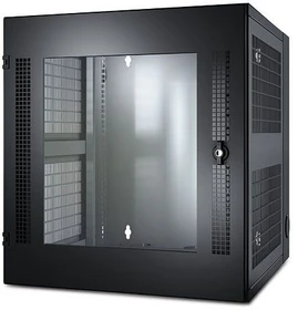 APC NetShelter WX 19" Wandschrank 13HE, Glastür, schwarz, 631mm tief