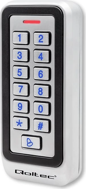Qoltec Zahlenschloss RHEA mit RFID-Reader silber mit RFID-Reader