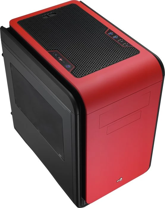 AeroCool DS Cube Red Window Edition, Acrylfenster