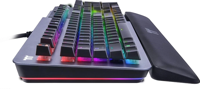 Thermaltake Argent K5 RGB Gaming Keyboard Titanium, MX SPEED RGB Silver, USB, DE