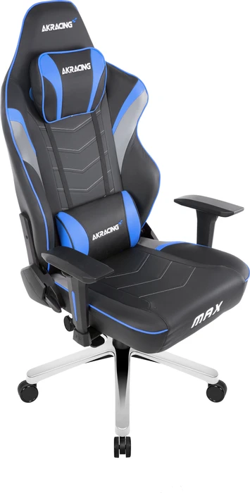 AKRacing Master Max Gamingstuhl, schwarz/grau/blau