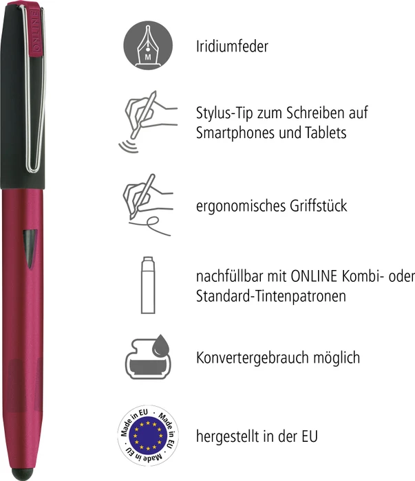 ONLINE Switch Plus ruby, rechte Hand, mittel (26003/3D) – Bild 2 von 6