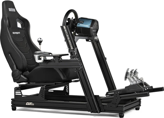 Next Level Racing ERS4 Elite Liegesitz, Fabric & SIMAERO Mesh Edition, schwarz