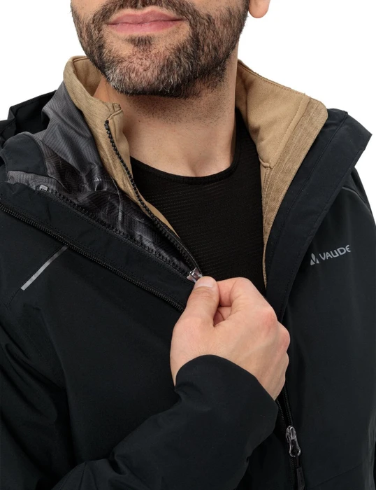 Vaude Yaras 3in1 Fahrradjacke black/oat (Herren)