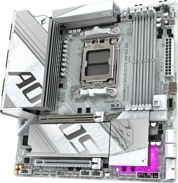 GIGABYTE B850M AORUS Elite WIFI6E ICE (AMD AM5)
