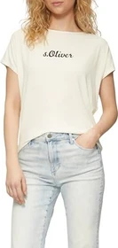 s.Oliver Artwork T-Shirt kurzarm creme (Damen)