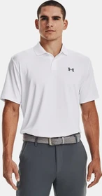Under Armour Matchplay Poloshirt kurzarm white/pitch gray (Herren)
