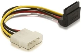 DeLOCK SATA-Stromadapter 4-Pin [IDE] auf 15-Pin [SATA] gewinkelt oben (60104)