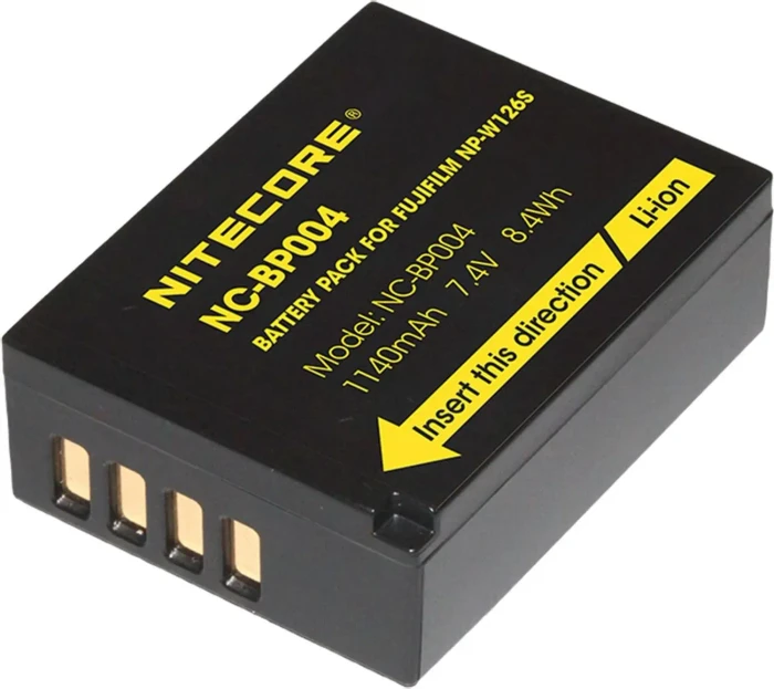 Nitecore NP-W126S Kamera Akku für Fujifilm