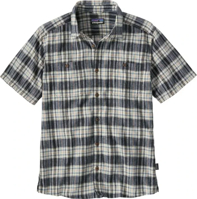 Patagonia Back Step Hemd kurzarm sunlight/new navy (Herren)