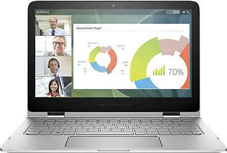 HP Spectre Pro x360 G1, silber, Core i5-5300U, 8GB RAM, 256GB SSD, DE