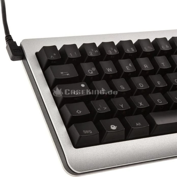 Ducky Mini silber, MX RED, USB, DE