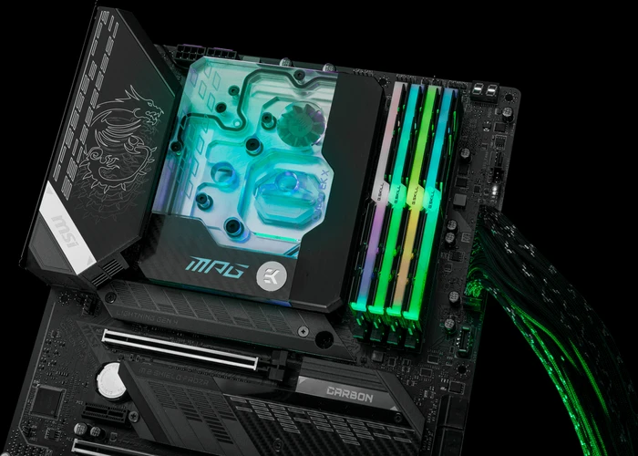 EK Water Blocks Quantum Line EK-Quantum Momentum MPG Z590 Gaming Carbon EK X Edition Monoblock, Nickel, Acryl