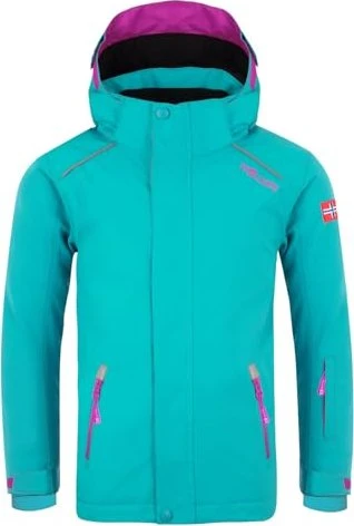 Trollkids Holmenkollen Pro Skijacke türkis (Junior)