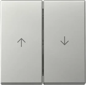 Gira Wippe 2fach mit Pfeilsymbol, Edelstahl