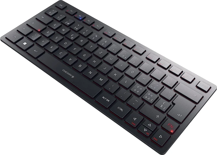 Cherry KW 9200 Mini, schwarz, USB/Bluetooth, CH