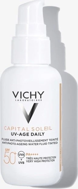 Vichy Capital Soleil UV-Age Daily getöntes Sonnenfluid LSF50+, 40ml
