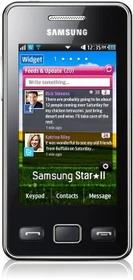 Samsung S5260 Star II onyx black