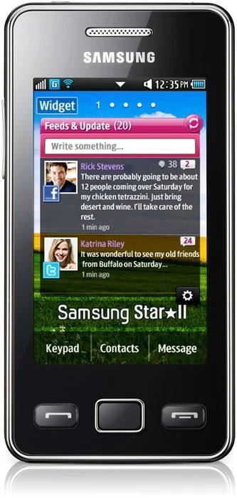 Samsung S5260 Star II onyx black