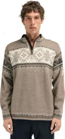 Dale of Norway Blyfjell Strickpullover mountain stone/off white (Herren)