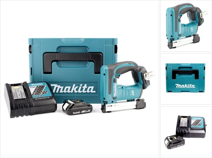 Makita DST221Y1J Akku-Tacker inkl. MAKPAC + Akku 1.5Ah
