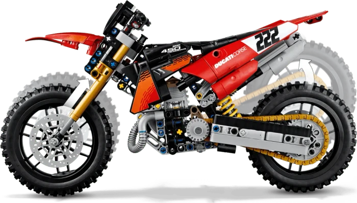LEGO Technic - Ducati Desmo450 MX Factory Motorrad