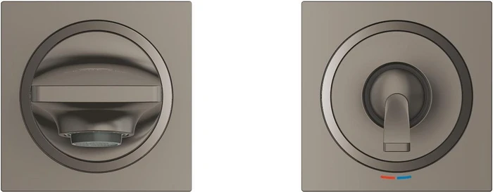 Grohe Allure 2-Loch-Waschtischbatterie satin graphite