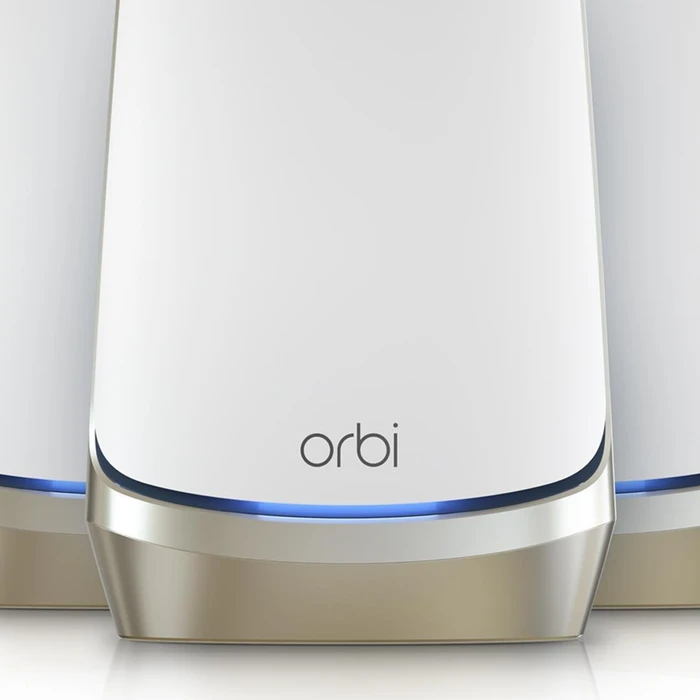 Netgear Orbi Wi-Fi 6E, 960 Serie RBKE964, AXE11000, Router und 3x Repeater Set, 4er-Bundle