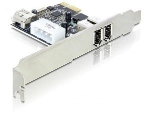 DeLOCK 3x FireWire, PCIe x1