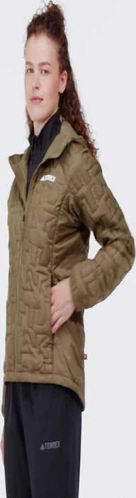 adidas Terrex Xperior PrimaLoft Loose Fill Hooded Isolation Funktionsjacke olive strata (Damen)