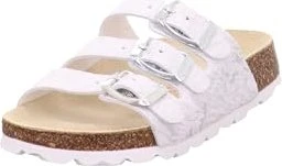 Superfit Fussbettpantoffel Sandale weiß/silber (Junior)