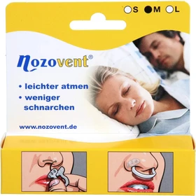 Optima Nozovent Schnarchstopper Nasenklammer medium, 2 Stück